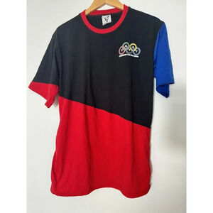 Victory‎ Olimpics 2020 Vintage Unisex T-shirt black, blue and red size XL80